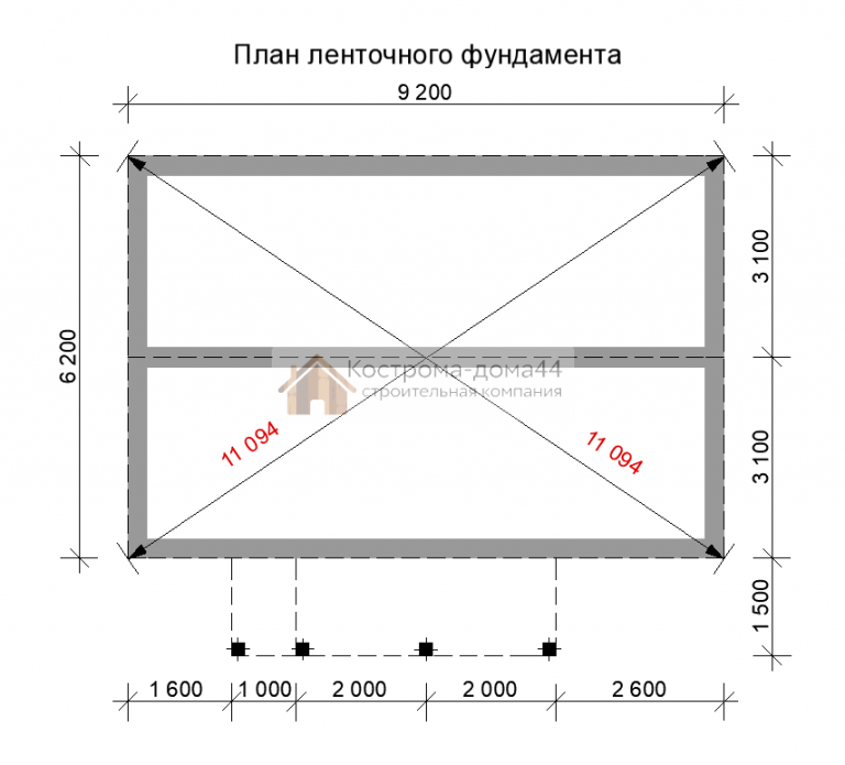 Планировка: Баня из бруса 6х9 — проект ББ-6