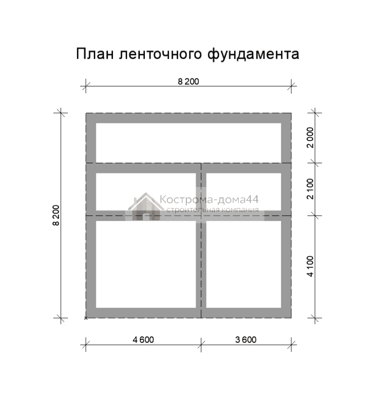 Планировка: Дом из бруса 8х8 — проект ДБ-10
