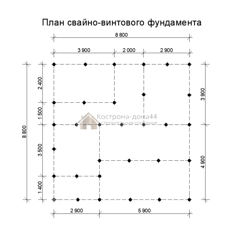 Планировка: Дом из бруса 9х9 — проект ДБ-16