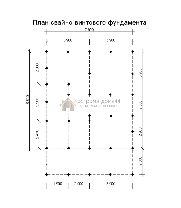 Планировка: Дом из бруса 8х9 — проект ДБ-18