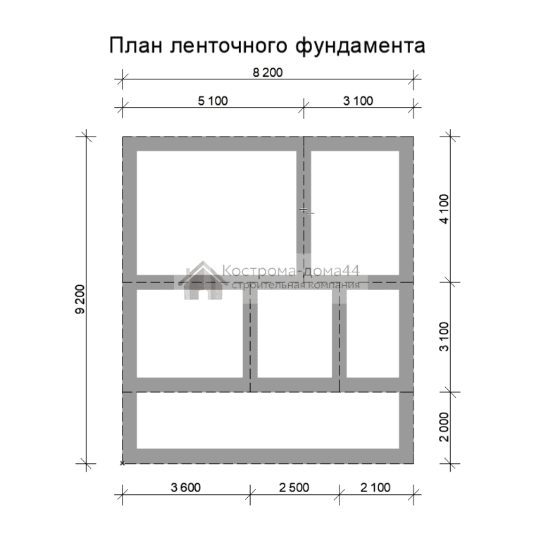 Планировка: Дом из бруса 8х9 — проект ДБ-3