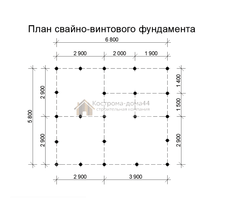 Планировка: Дом из бруса 6х7 — проект ДБ-4