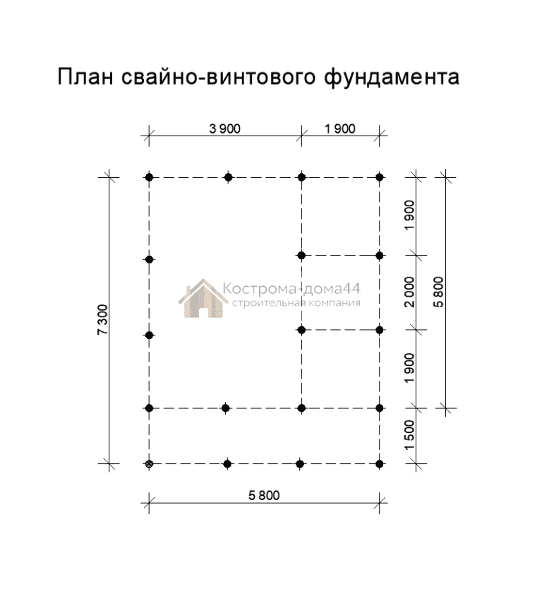 Планировка: Дом из бруса 6х7,5 — проект ДБ-5