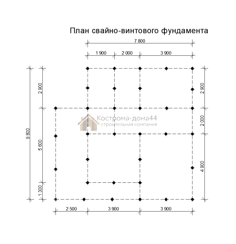 Планировка: Дом из бруса 8х10 — проект ДБ-8