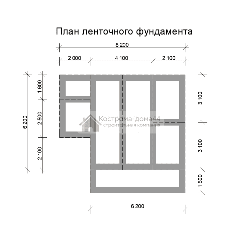 Планировка: Баня из бруса 6х8 — проект ББ-19