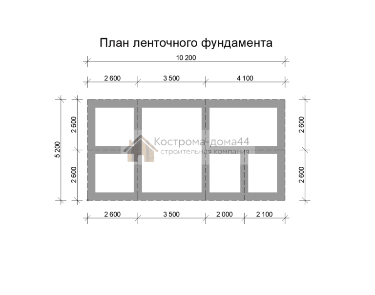 Баня из бруса 5,2х10,2 — проект ББ-12, вид 5
