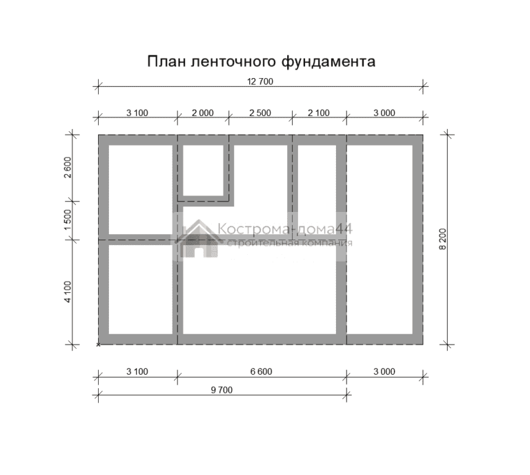 Дом из бруса 8х12,5 — проект ДБ-25, вид 5