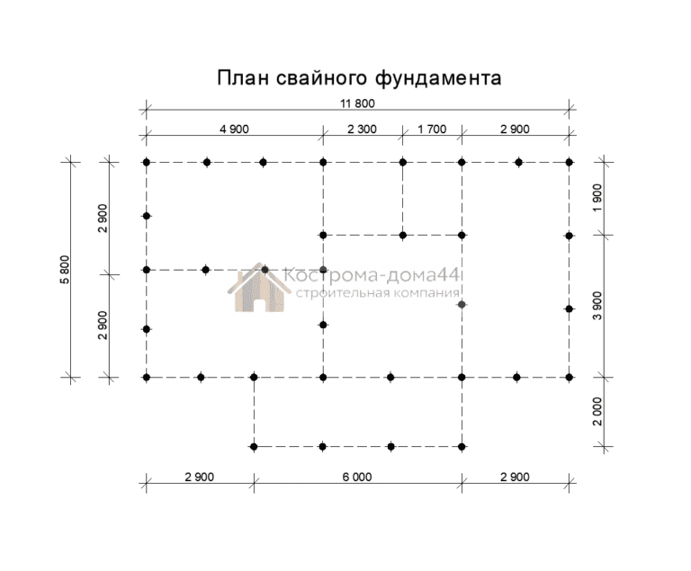 Планировка: Дом из бруса 8х12 — проект ДБ-27