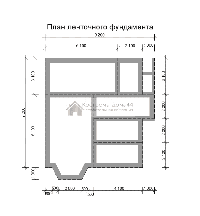 Планировка: Дом из бруса 9х10 — проект ДБ-28