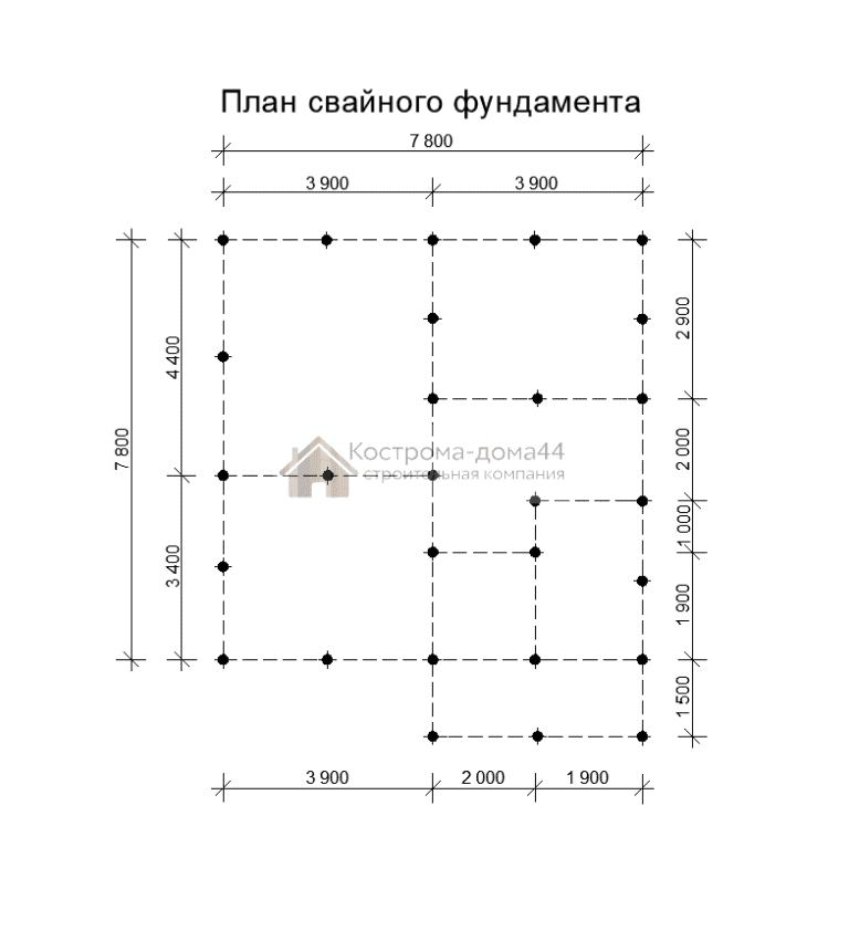 Планировка: Дом из бруса 8х9,5 — проект ДБ-29