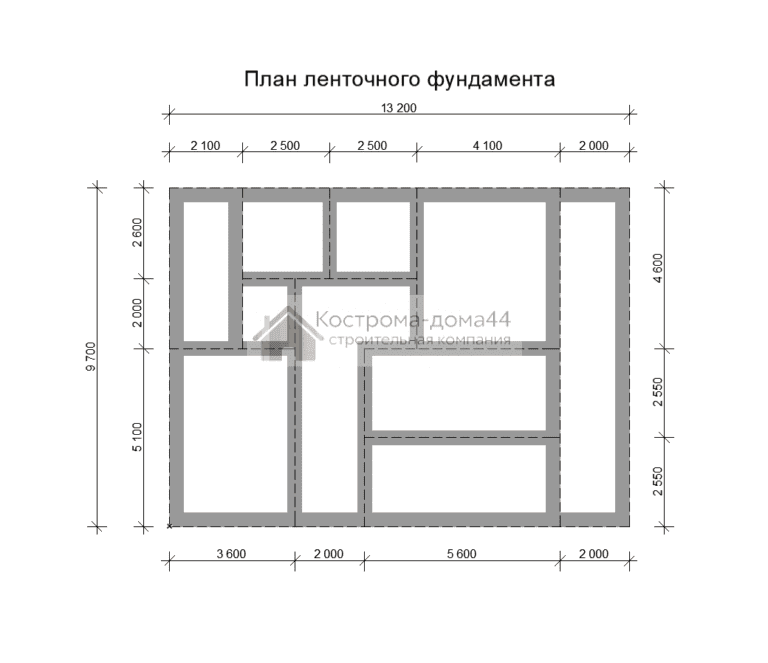 Планировка: Дом из бруса 9,5х13 — проект ДБ-30