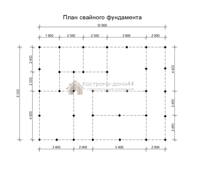 Планировка: Дом из бруса 9,5х13 — проект ДБ-30