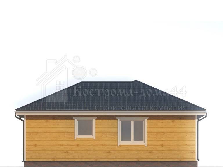 Дом из бруса 12x10 — проект ДБ-34, вид 5