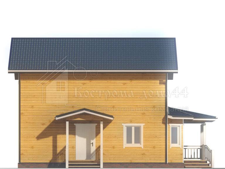 Дом из бруса 8х9 — проект ДБ-89, вид 5