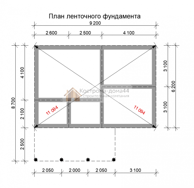 Дом из бруса 6х9 — проект ДБ-98, вид 5